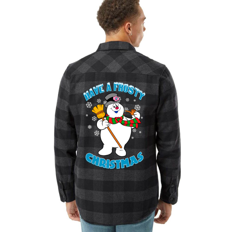 Frosty The Snowman Blue Flannel Shirt | Artistshot