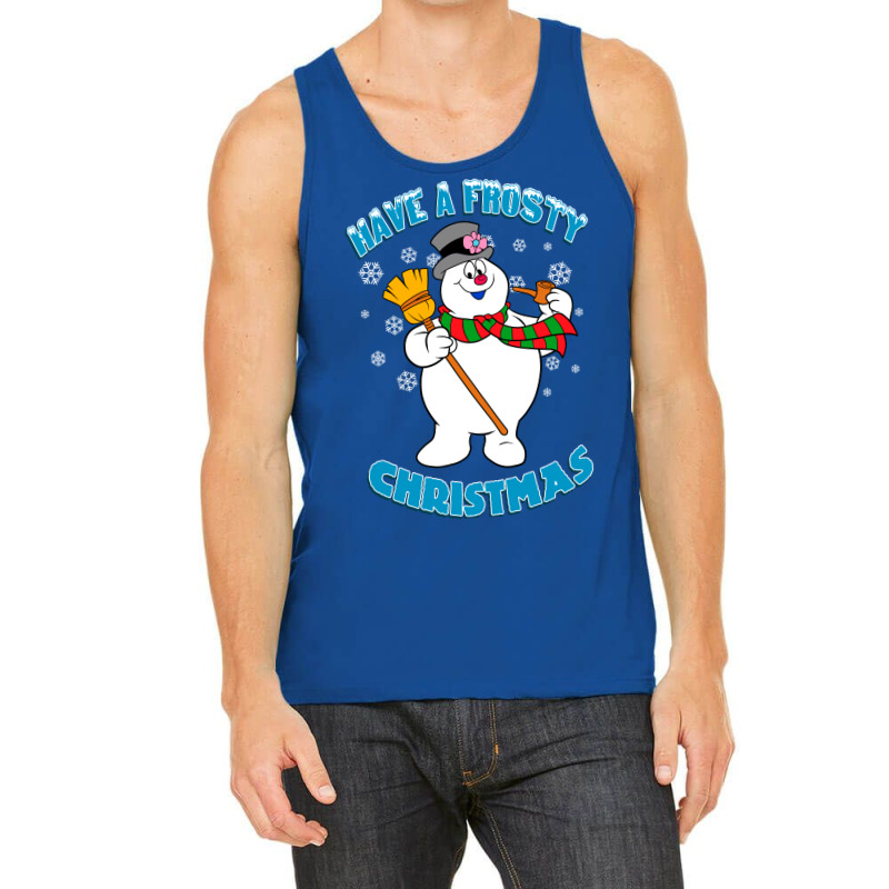 Frosty The Snowman Blue Tank Top | Artistshot