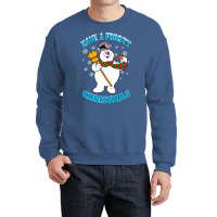 Frosty The Snowman Blue Crewneck Sweatshirt | Artistshot