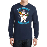 Frosty The Snowman Blue Long Sleeve Shirts | Artistshot