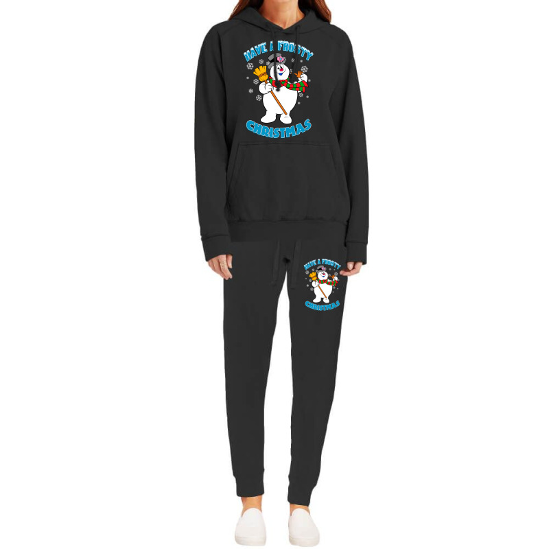 Frosty The Snowman Blue Hoodie & Jogger Set | Artistshot