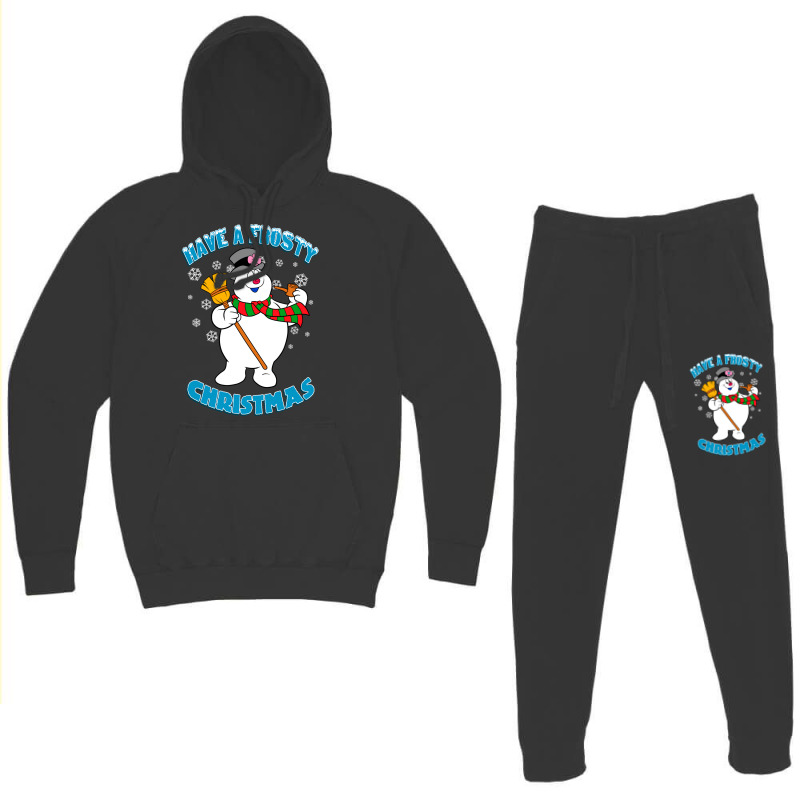 Frosty The Snowman Blue Hoodie & Jogger Set | Artistshot