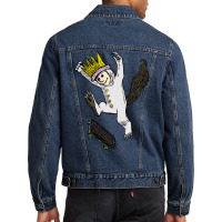 Max Baby Love Men Denim Jacket | Artistshot