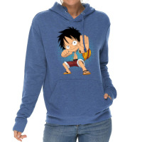 Luffy Jet Gift Red Lightweight Hoodie | Artistshot