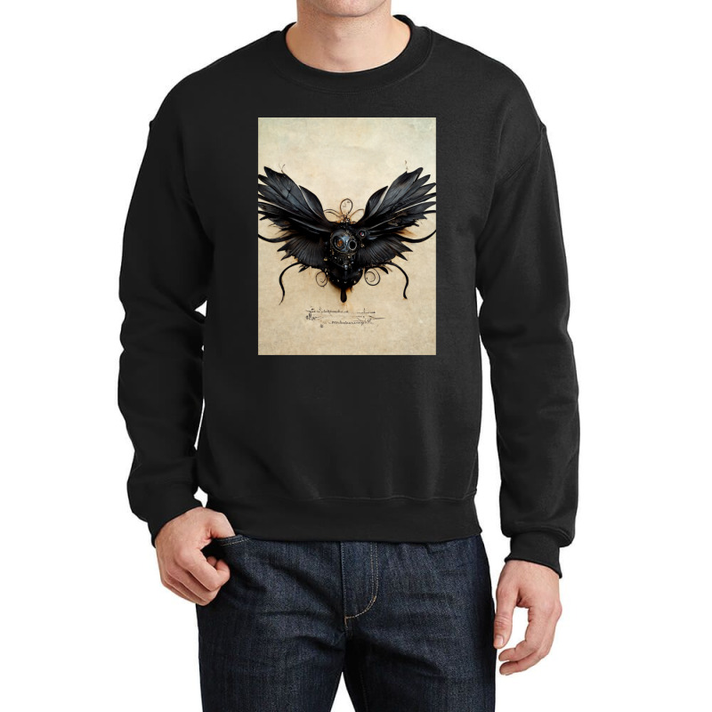 Ephemeral As The Crow Flies Crewneck Sweatshirt | Artistshot