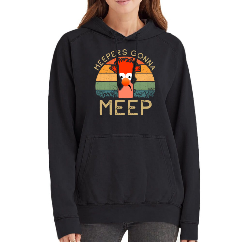 Meepers Gonna Meep Yellow Vintage Hoodie by ceceliodalisc | Artistshot