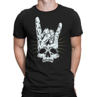 Hot Trend Rock And Roll Skull Hand T-shirt | Artistshot