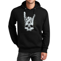 Hot Trend Rock And Roll Skull Hand Unisex Hoodie | Artistshot