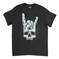 Hot Trend Rock And Roll Skull Hand Classic T-shirt | Artistshot