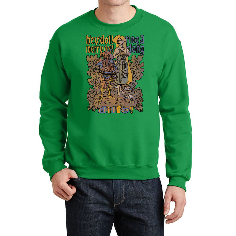 Hey Dol Merry Dol Ring A Dong Dillo Summer Crewneck Sweatshirt | Artistshot