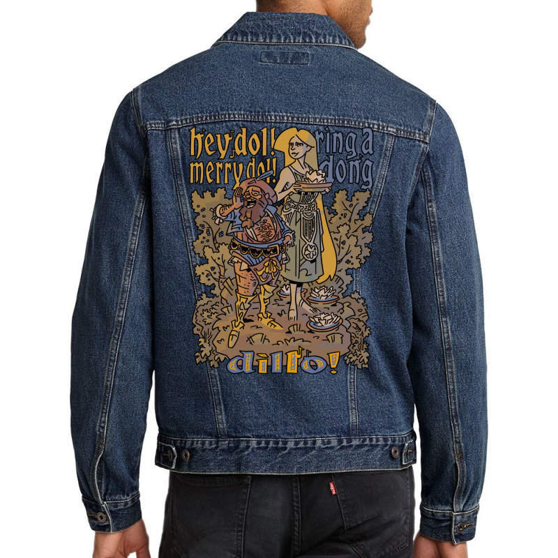 Hey Dol Merry Dol Ring A Dong Dillo Summer Men Denim Jacket | Artistshot