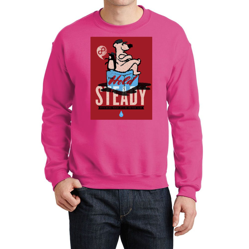 The Hold Steady Cover Bear And Penguin Baby Girl Crewneck Sweatshirt | Artistshot