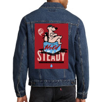 The Hold Steady Cover Bear And Penguin Baby Girl Men Denim Jacket | Artistshot