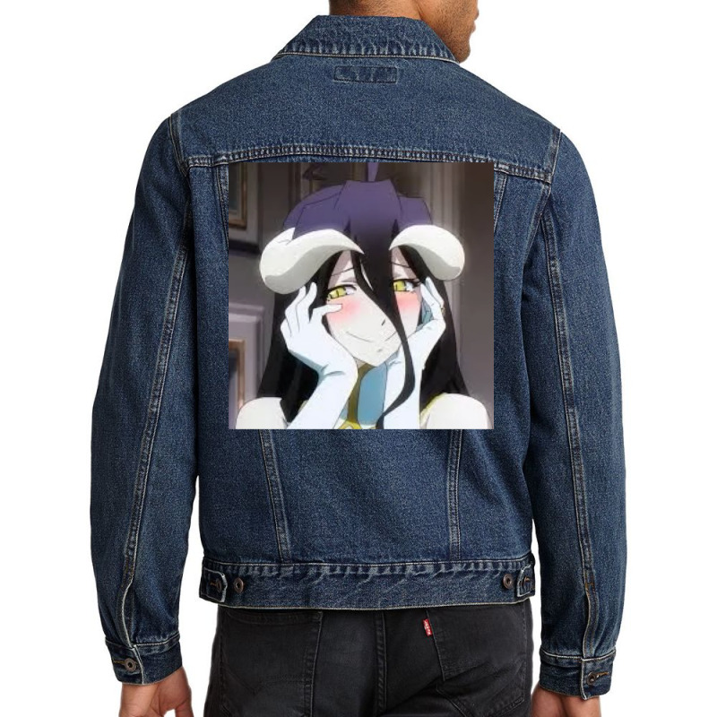 [ Sale ] Overlord   Albedo Chibi 15 Men Denim Jacket by lyxellseradjq | Artistshot