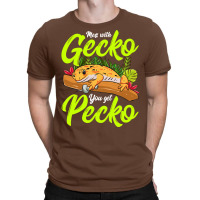 Mess With Gecko You Get Green Red T-shirt | Artistshot