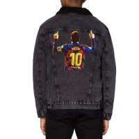 Messi Tumblr Girl Unisex Sherpa-lined Denim Jacket | Artistshot