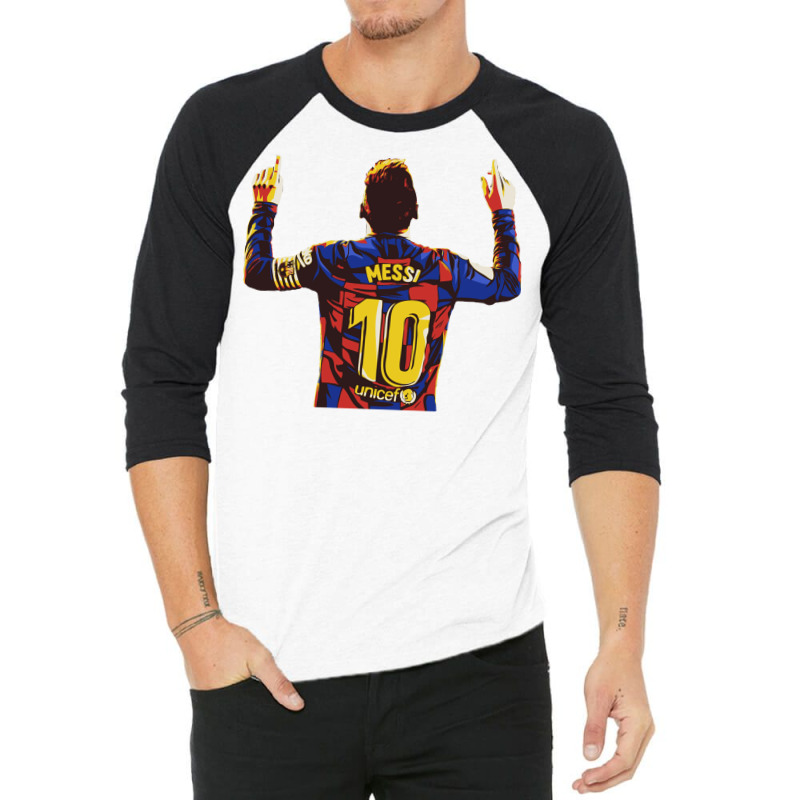 Messi Tumblr Girl 3/4 Sleeve Shirt | Artistshot