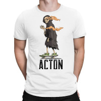 Limited Edition Acton Los Angeles California, Skeleton On A Skateboard T-shirt | Artistshot