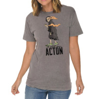 Limited Edition Acton Los Angeles California, Skeleton On A Skateboard Vintage T-shirt | Artistshot