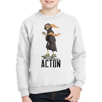 Limited Edition Acton Los Angeles California, Skeleton On A Skateboard Youth Sweatshirt | Artistshot