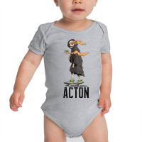 Limited Edition Acton Los Angeles California, Skeleton On A Skateboard Baby Bodysuit | Artistshot