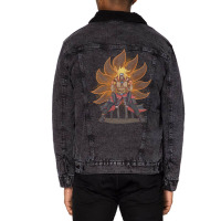 The Nine Tailed Fox 70s Summer Unisex Sherpa-lined Denim Jacket | Artistshot