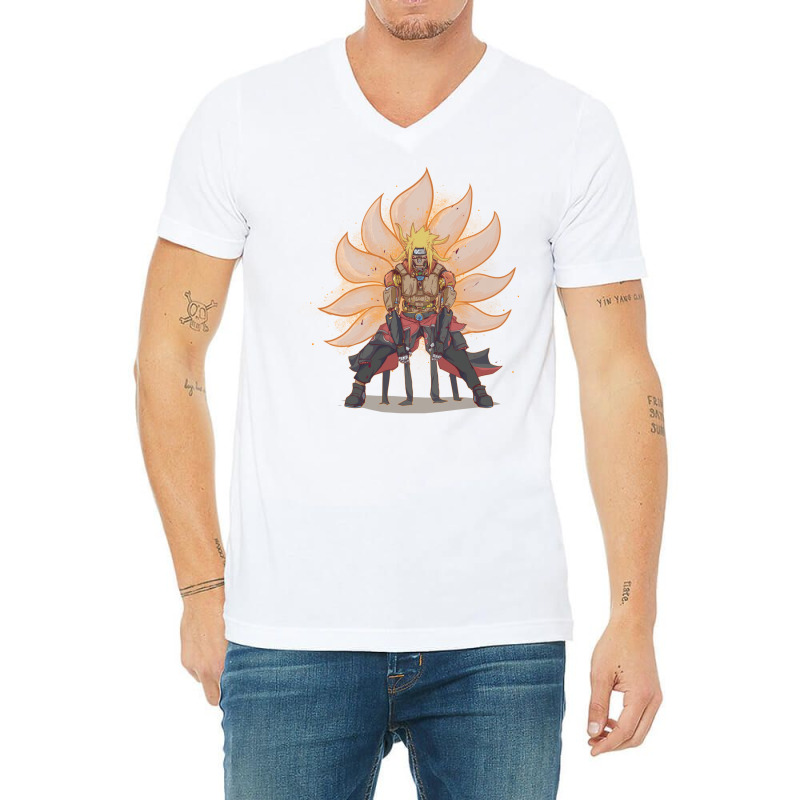 The Nine Tailed Fox 70s Summer V-neck Tee | Artistshot