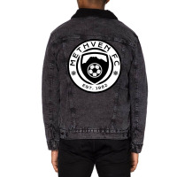 Methven Fc Supporters Gear Baby Green Unisex Sherpa-lined Denim Jacket | Artistshot