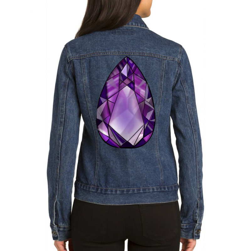 Hot Trend Amethyst Ladies Denim Jacket by Milne Charlton | Artistshot