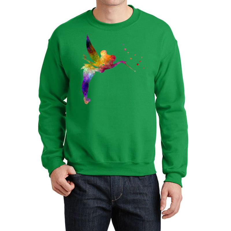 Tinkerbell In Watercolor Baby Trending Crewneck Sweatshirt | Artistshot