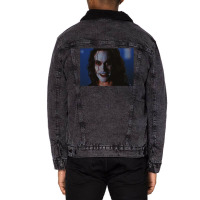 Eric Draven Smile 90s The Crow Brandon Lee Unisex Sherpa-lined Denim Jacket | Artistshot