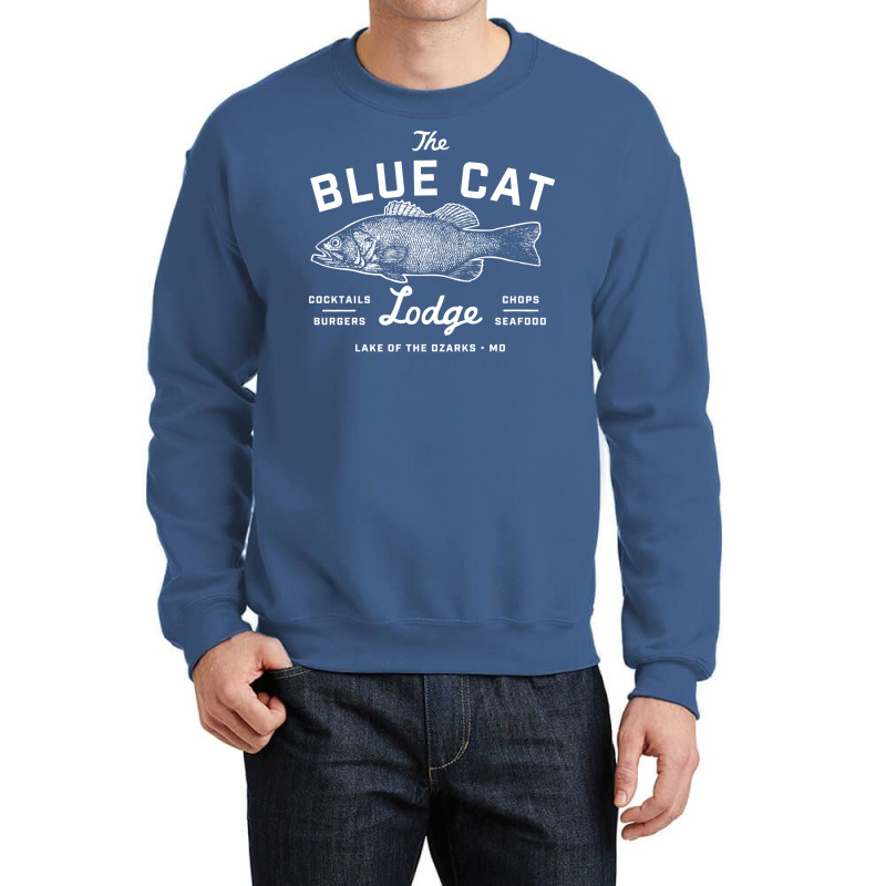 Ozark Blue Cat Lodge Missouri Gift Crewneck Sweatshirt | Artistshot