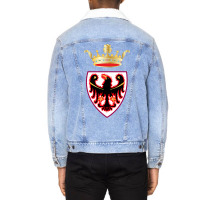 Trentino Coat Of Arms, Italy Baby Humor Unisex Sherpa-lined Denim Jacket | Artistshot