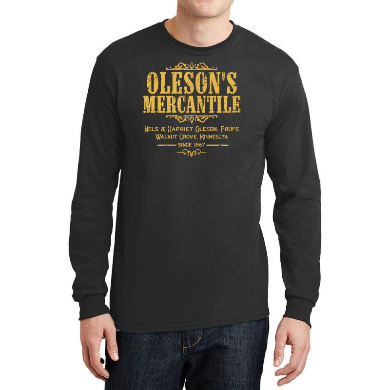 Olesons Mercantile From Little House On The Prairie Long Sleeve Shirts by fizzoviklea | Artistshot