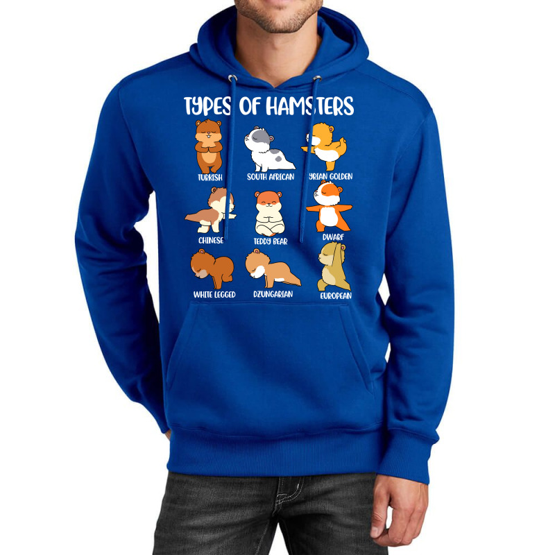 Types Of Hamsters Funny Hamster Music Girl Unisex Hoodie | Artistshot