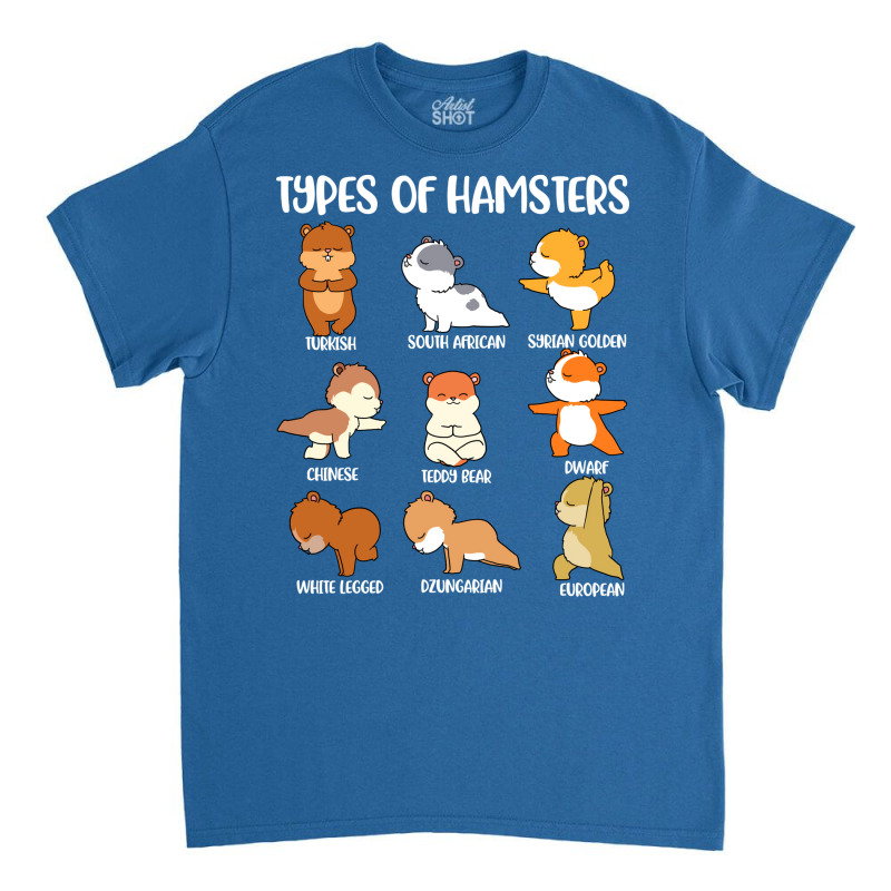 Types Of Hamsters Funny Hamster Music Girl Classic T-shirt | Artistshot