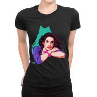 Hot Trend Anne Hathaway - An Illustration By Paul Cemmick Ladies Fitted T-shirt | Artistshot