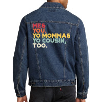 Outkast Lyrics Me You Your Momma Your Cousin Too Vintage Retro Sunset Men Denim Jacket | Artistshot