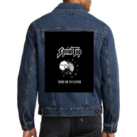 These Go To 11 Graphic  Funny Men Denim Jacket | Artistshot