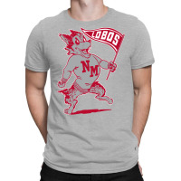 Vintage Looking Unm Lobos Yellow Red T-shirt | Artistshot