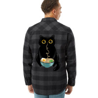 Ramen Cat Love Flannel Shirt | Artistshot