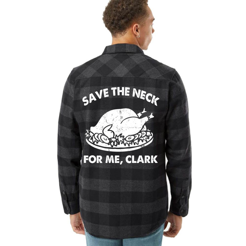 Save The Neck For Me Clark Hipster Flannel Shirt | Artistshot