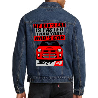 My Dads Srt4 Red Baby Boy Men Denim Jacket | Artistshot