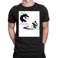 Run Away Bicycle Rider 1 T-shirt | Artistshot