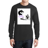 Run Away Bicycle Rider 1 Long Sleeve Shirts | Artistshot