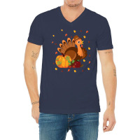 Thanksgiving Aesthetic V-neck Tee | Artistshot