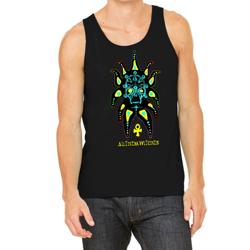 Toutes Les Sorcières Atw Crâne Coloré Tri Blend Tank Top | Artistshot