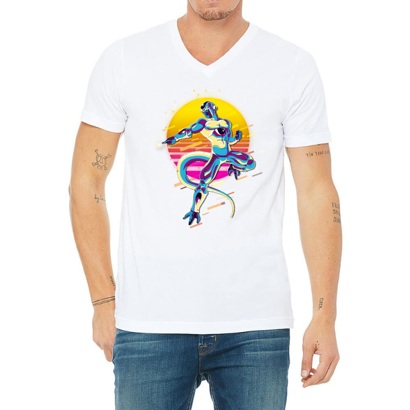 Frieza V-Neck Tee by apeinz | Artistshot