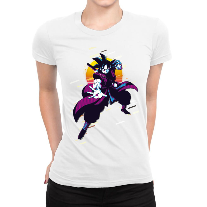 Goku Samurai Ladies Fitted T-Shirt by apeinz | Artistshot