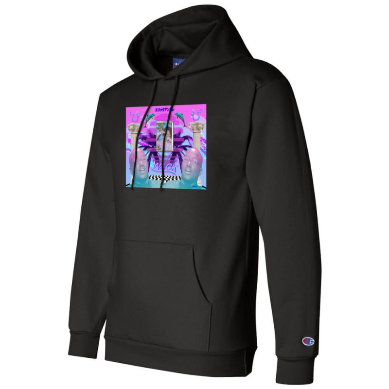 Funny Man Eric Andre Show Vaporwave Alternate Champion Hoodie by AbeaJuanje | Artistshot